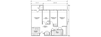 2 Bedroom Unit w/Den