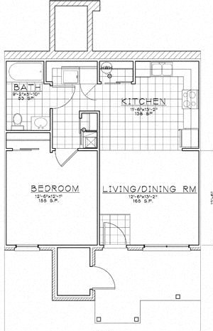 1 Bedroom 1 Bedroom