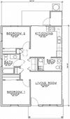 2 Bedroom Unit w/Den Ranch