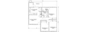 2 Bedroom Unit w/Den Ranch