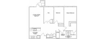 2 Bedroom Unit w/Den