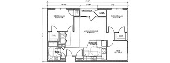 2 Bedroom Unit with Den