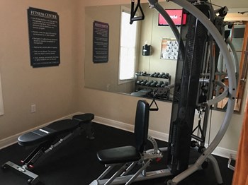Fitness Center at Highlands of Grand Pointe Apartments in Lafayette, LA - Photo Gallery 16
