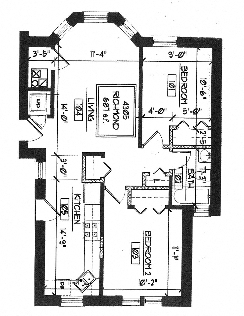 4305 N. Richmond 2 Bed 1 Bath