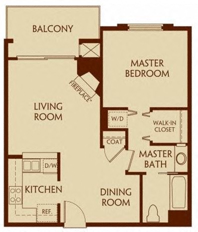 1.1 B 1 Bed 1 Bath