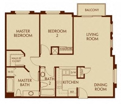 2.2 H 2 Bed 2 Bath