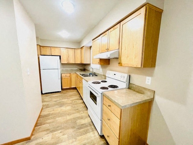 a kitchen with a stove and a refrigerator