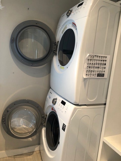 a washer and dryer in a laundry room