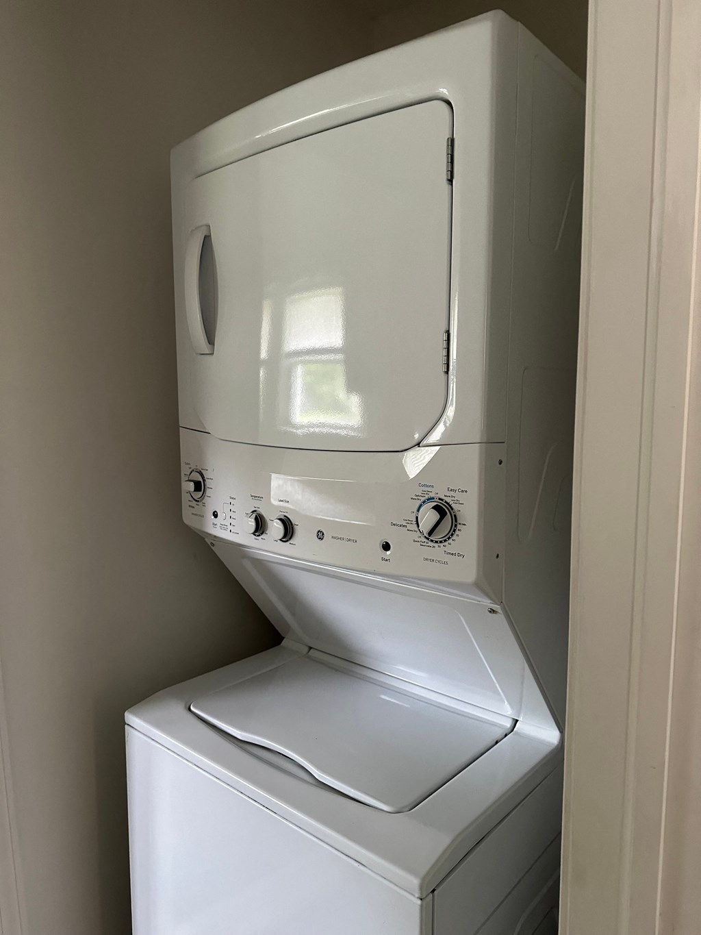 a washer and dryer in a laundry room