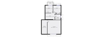 2 Bedrooms, 1 Bathroom