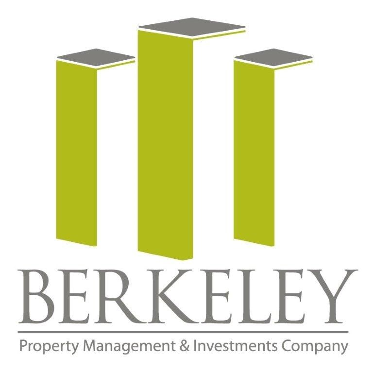 The image is a logo of Berkeley Property Management & Investments Company.
