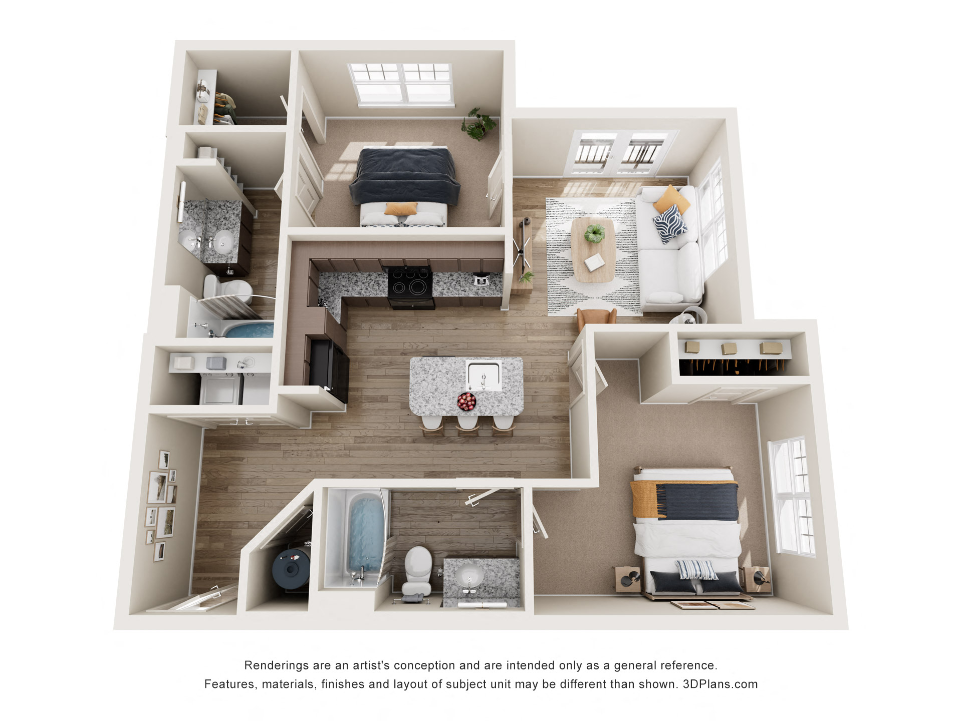 Townes at Clarkston_Clarkston_Ga_B1_2b2b Floor Plan