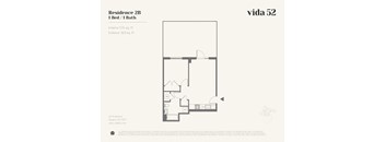 1 Bedroom, 1 Bathroom