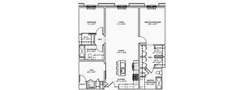 4+  -  2 Bed, 2 Bath, 1 Den