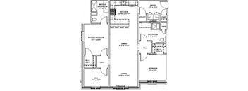 16 - 2 Bed, 2 Bath, 1 Den, ADA Ready