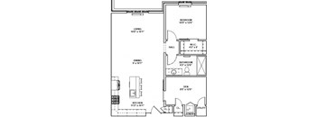 48 - 1 Bed, 1 Bath, 1 Den
