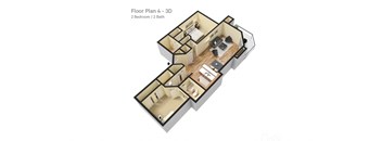 2 Bedrooms, 2 Bathrooms