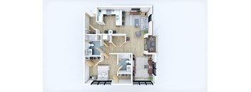 1 Bedroom, 2 Bathrooms