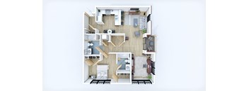 Worthington 1 Bedroom, 2 Bathrooms