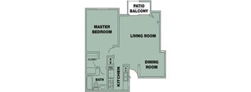 1 Bedroom/ 1 Bath