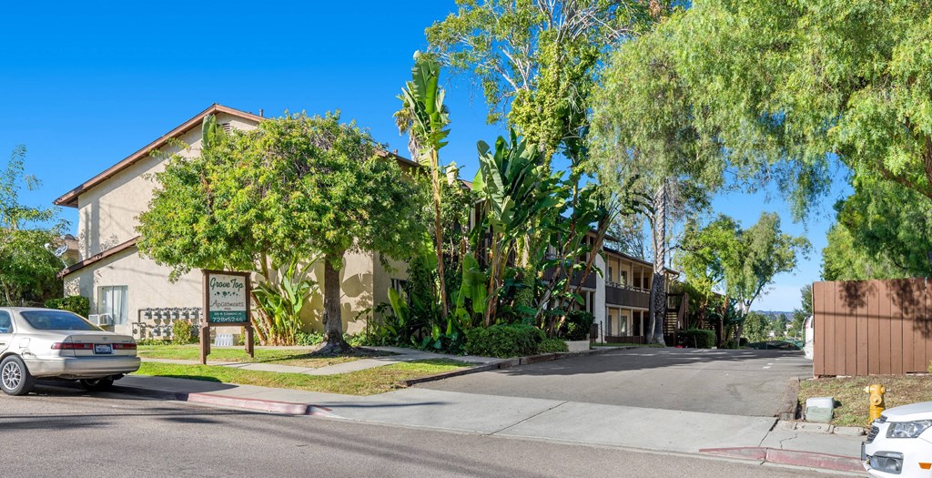 the building where the apartment is located