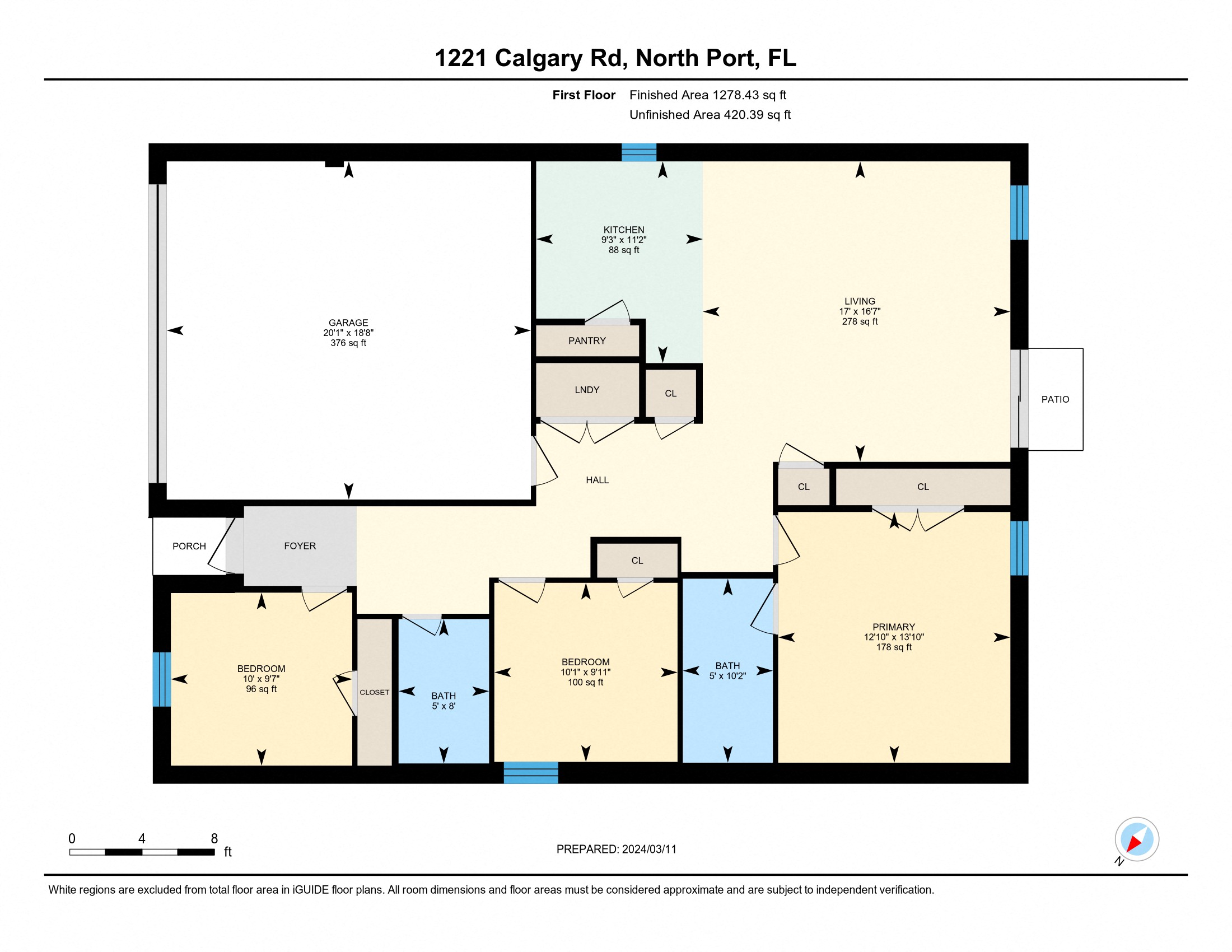 1221 Calgary Rd 3 Beds Apartment for Rent
