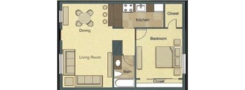 1 Bedroom Remodeled