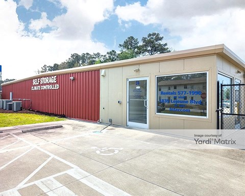Storage Units for Rent available at 1835 Lejeune Blvd, Jacksonville, NC 28546