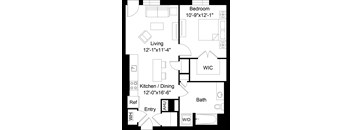 1 Bed/1 Bath-A14