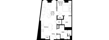 1 Bed/1 Bath-A30