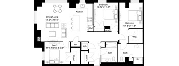 3 Bed/2 Bath-C2