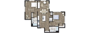 2 Bed/2 Bath-B14