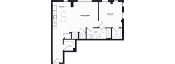 1 Bed/1 Bath-A101