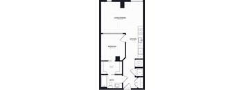 1 Bed/1 Bath JR-AJ12