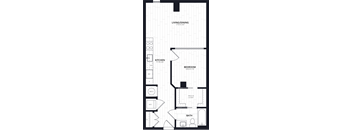 1 Bed/1 Bath JR-AJ13