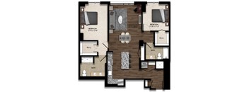 2 Bed/2 Bath-5E