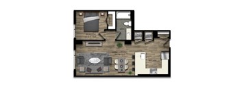 1 Bed/1 Bath-20W