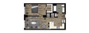 1 Bed/1 Bath-30W