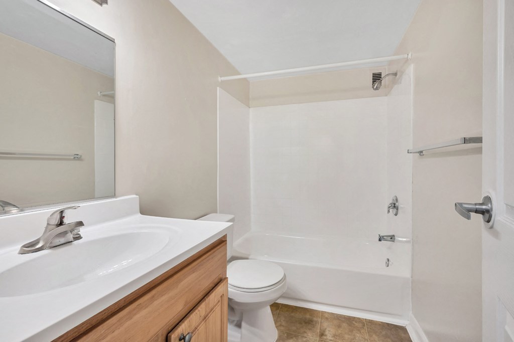 a bathroom with a sink and a toilet and a shower