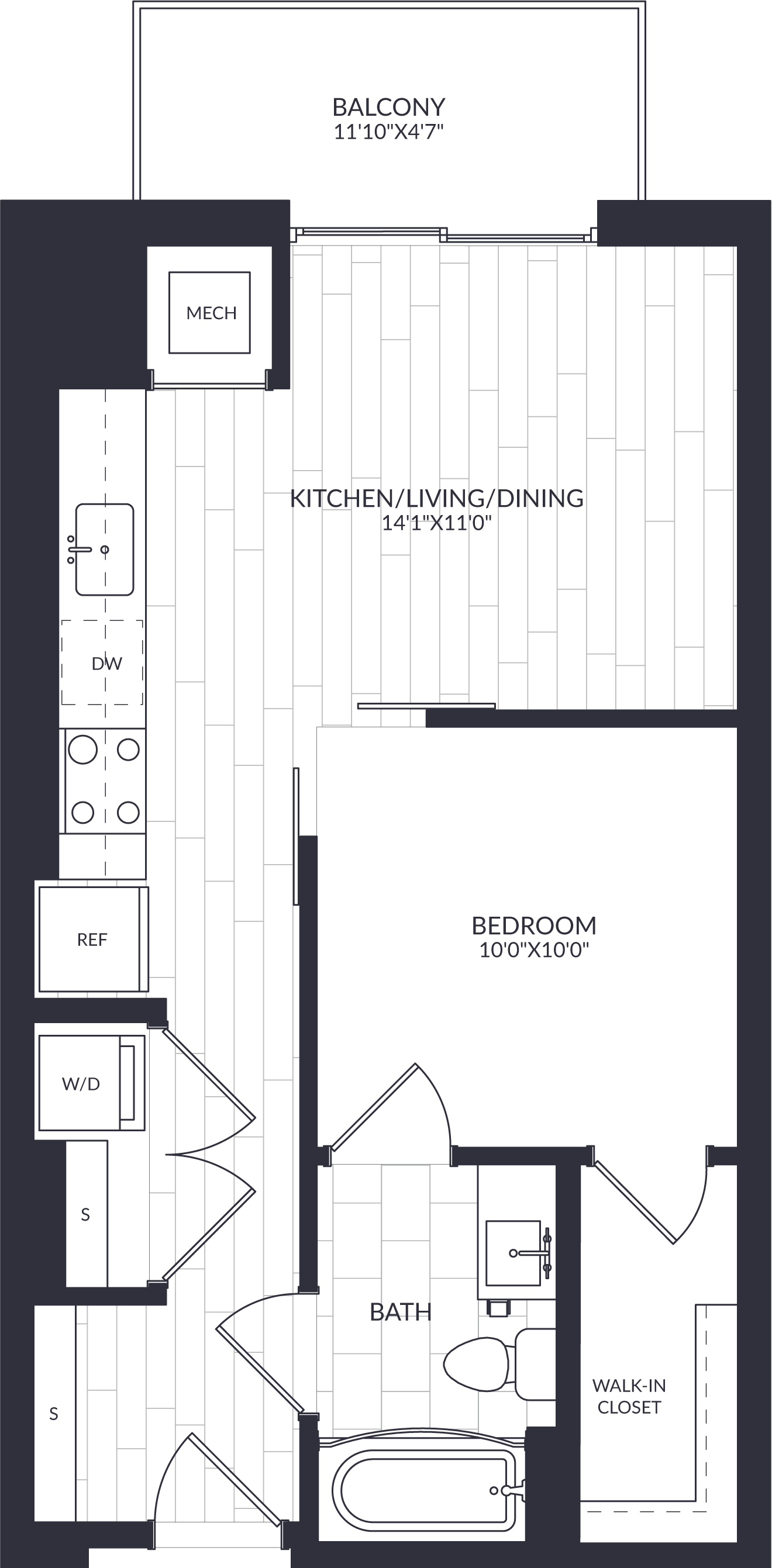 1 Bed/1 Bath-A1-4