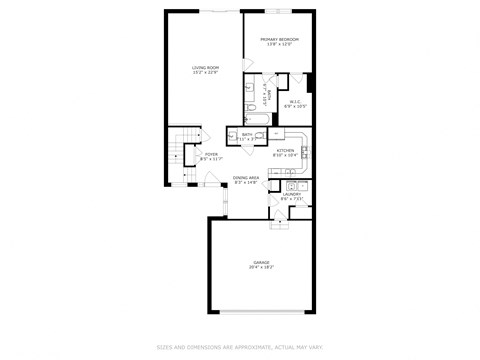 this is the floor plan of a 1 bedroom apartment at the willowbrook apartments