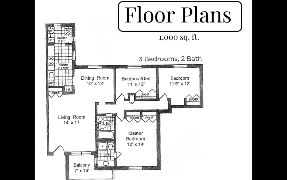 3 Bedroom 2 Bathroom
