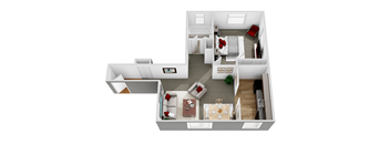 1 Bedroom 1 Bathroom