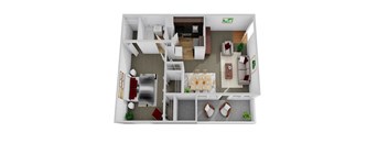 1 Bedroom 1 Bathromm