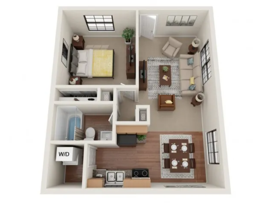 1 BEDROOM 1ST FLOOR