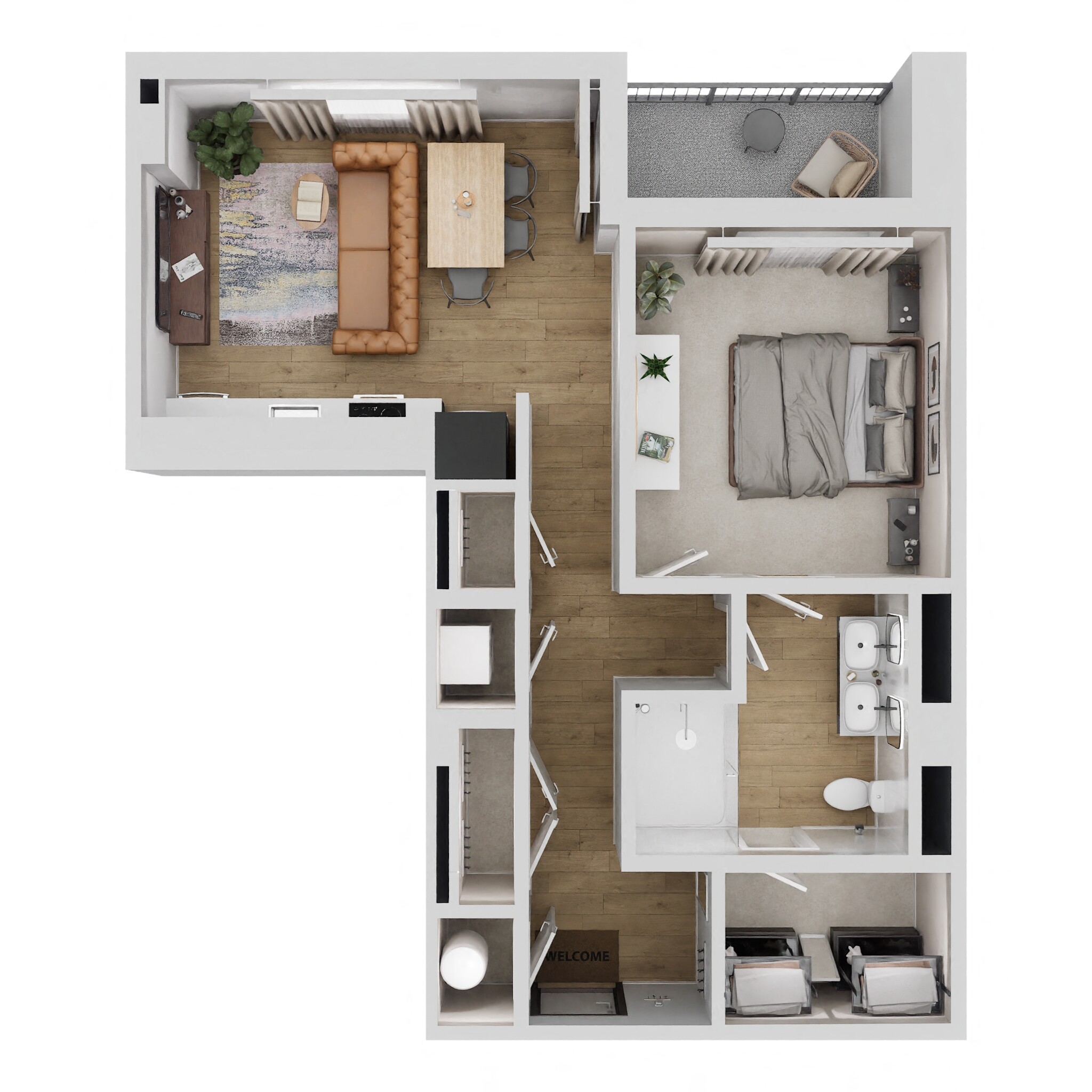 A4 Floorplan - The Howell
