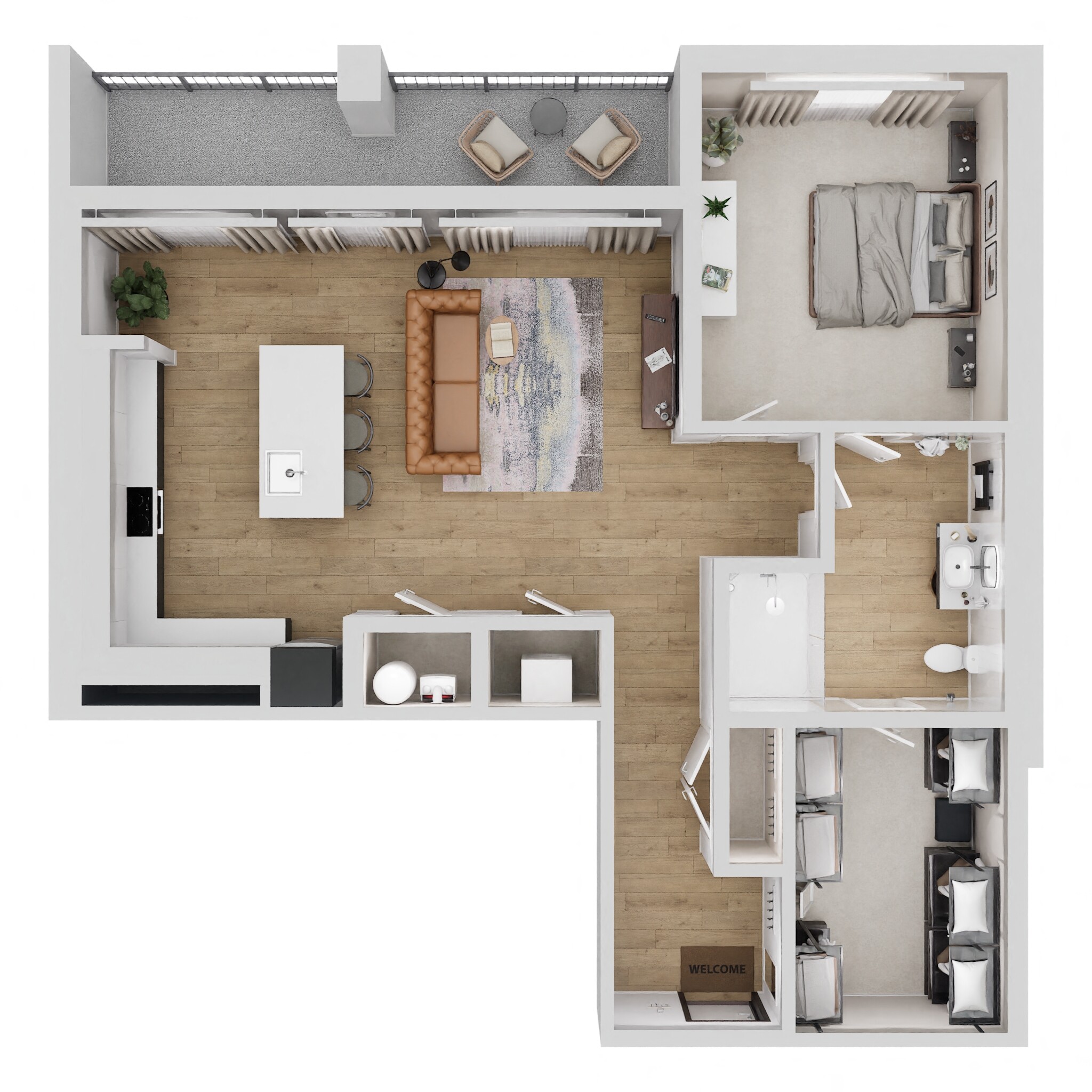 A6 Floorplan - The Howell