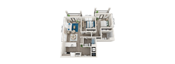 2 Bedrooms, 2 Bathrooms