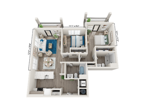 The Somerset Studio-2 Beds Apartment for Rent - Photo Gallery 17