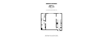 H-11 - STUDIO / 1 BATH